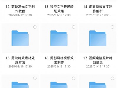 从剪辑大神那里花高价买来的剪影教程，一共19G，够你学了！
