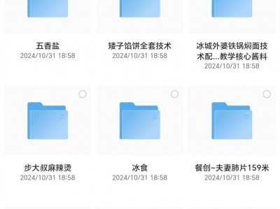 花了3万，全部买下来的小吃制作教程，适合小本创业学艺